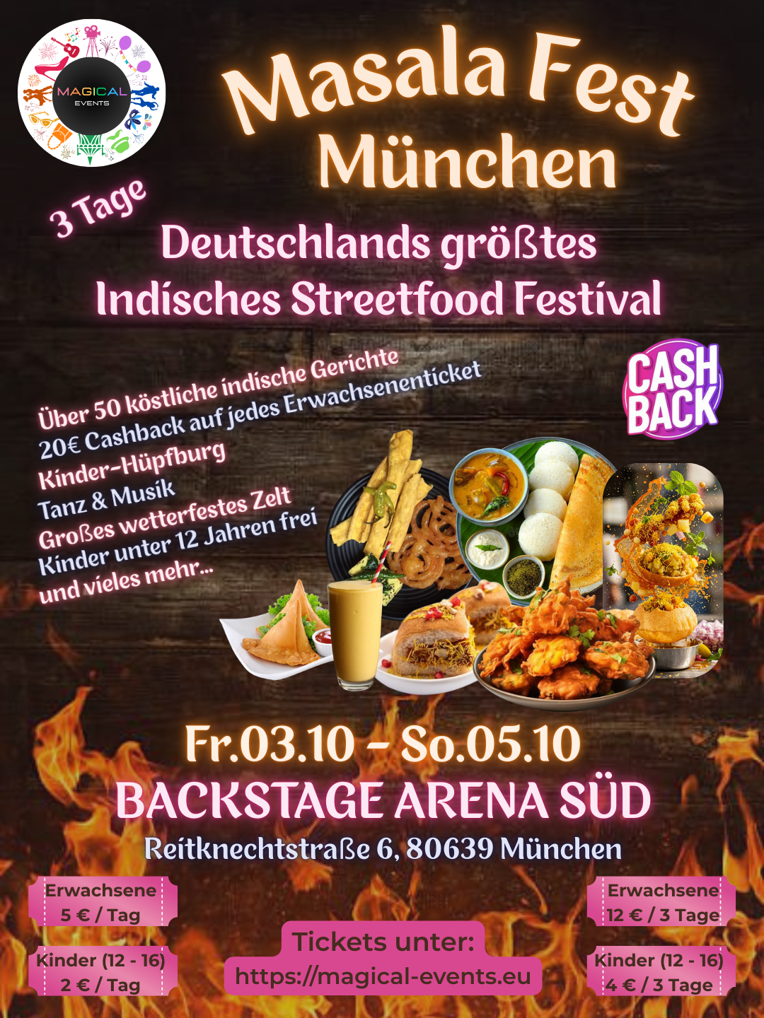 3 Tage pass – Masala Fest München