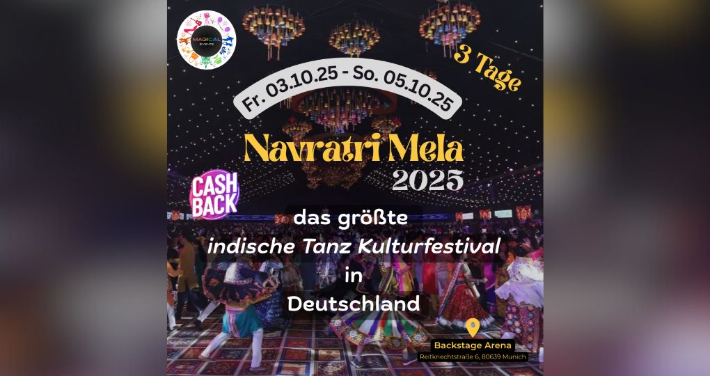 3 days pass Navratri Mela 2025 + Masala Fest München